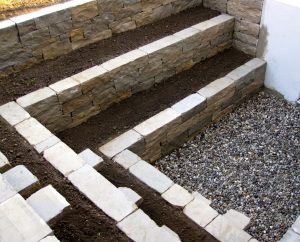 GartenBaur Projekt Lichtgraben von oben