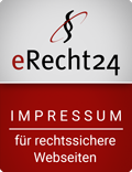 Impressum erecht24 Siegel